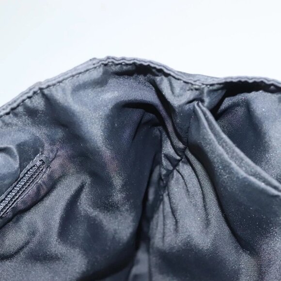 PRADA Hand Bag Nylon Black Clear Auth - Picture 14 of 16